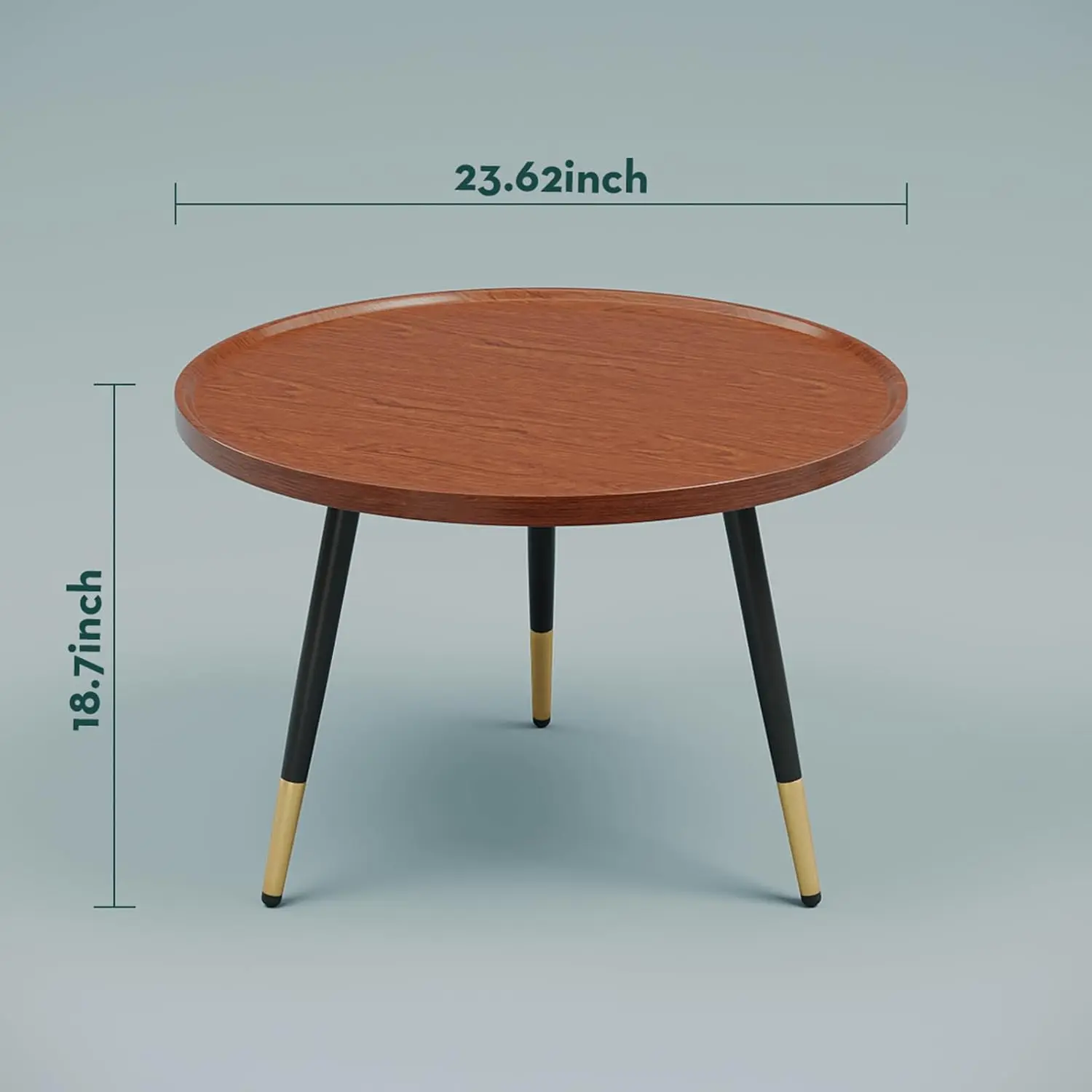 Round coffee table, farmhouse living room, central table, family office, medieval style sofa table 2