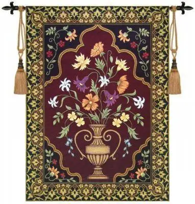 

Belgium Tapestry Flowers Jacquard Weave Art Tapestry Wall Hanging Gobelin Home Background Decoration Wall Tapestry