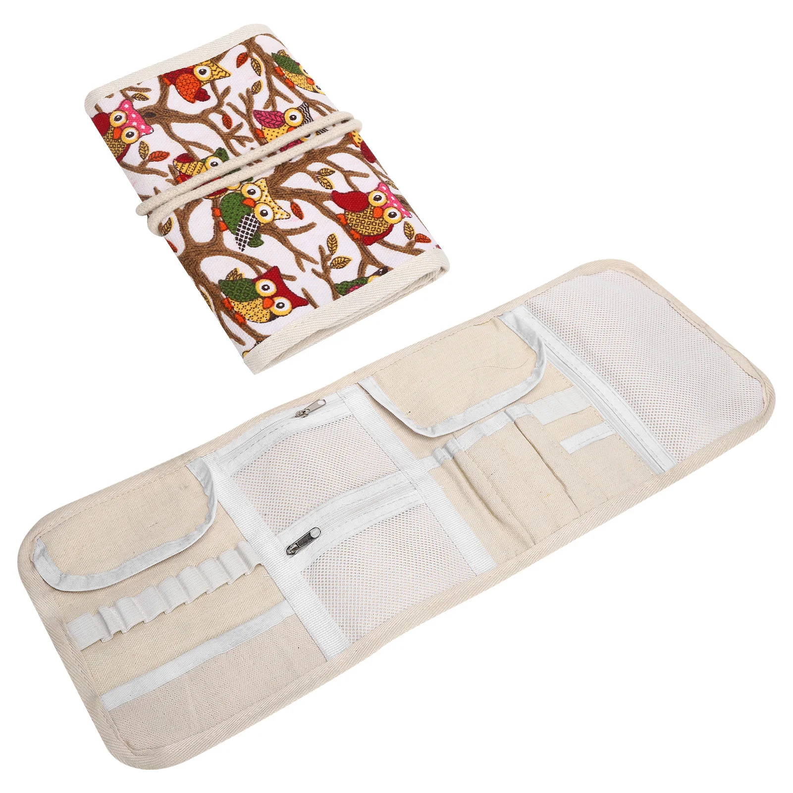 Knitting Needles Case Empty Crochet Hooks Storage Bag Knitting Needle Storage Zipper Bag