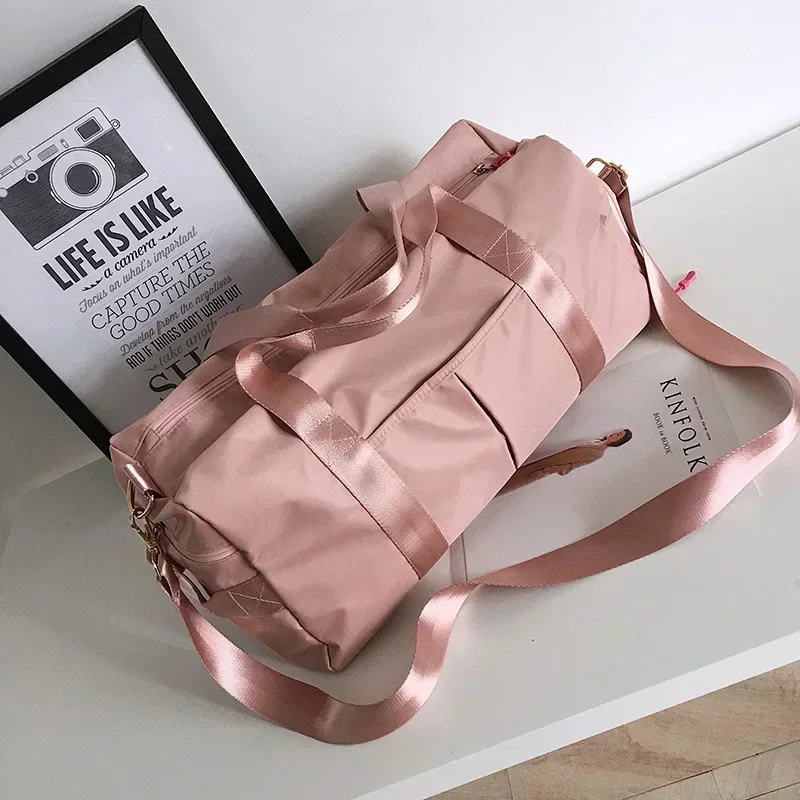 Waterproof Nylon Travel Bag Ladies Handbag Travel Storage Storage Sports Diagonal Bag Shoe Box Luggage storage bag travel bags