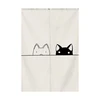 Cartoon Funny Cat Simple Japanese Door Curtain Kitchen noren half-Curtains Bedroom Partition Bathroom doorway Living Room Decor 4