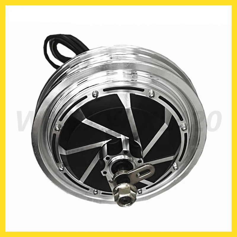 Original 12 Inch Rear Wheel Hub 48V 500W Motor for KUGOO ES3 Electric Scooter  1/2x2 1/4 Tire Replacement Accessories Parts