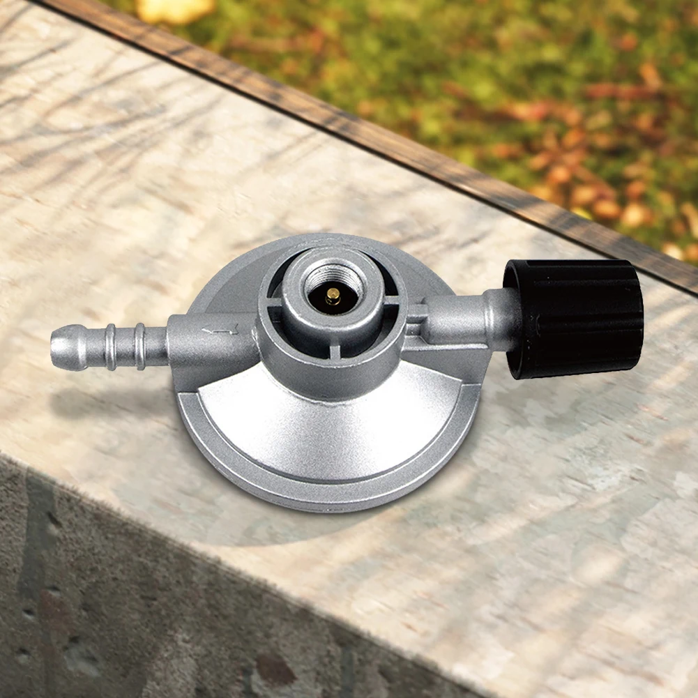 Low Pressure Gas Regulator Barb Hose Connection 7/16 Inch Propane Disposal Bottle Connection Regulator Kit Disposal Bottle Valve