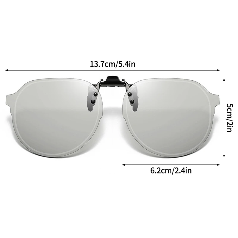 Polarized Clip-On Sunglasses