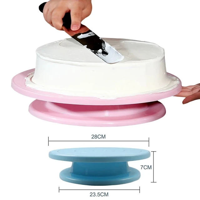 Cake Turntable Rotating Baking Decorating  Turntable Revolving Cake Stand  - Cake - Aliexpress