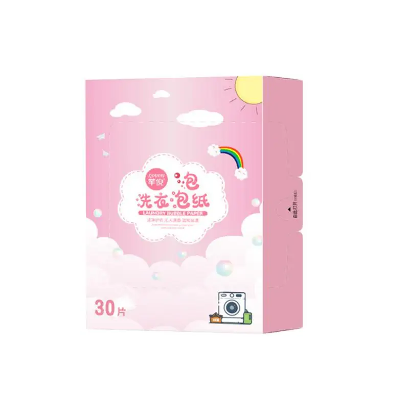 Detergent Handmade Foam Sponge Paper Stain-resistant Bed Sheet Washing Accessories Stain-proof Domestic Strong Decontamination