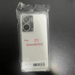 Crystal Clear Ultra Soft TPU Silicone Phone Case - Transparent Protective Back Cover (For Realme P3)
