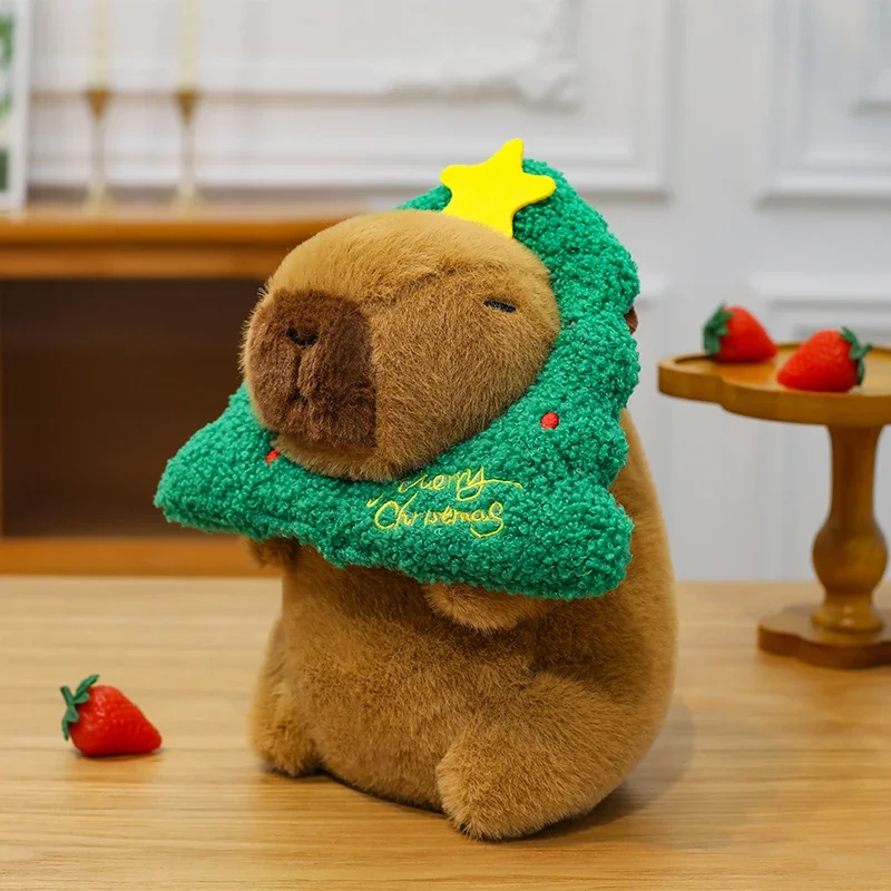 Capybara Plush Toy - Soft, Fluffy Decorative Pillow