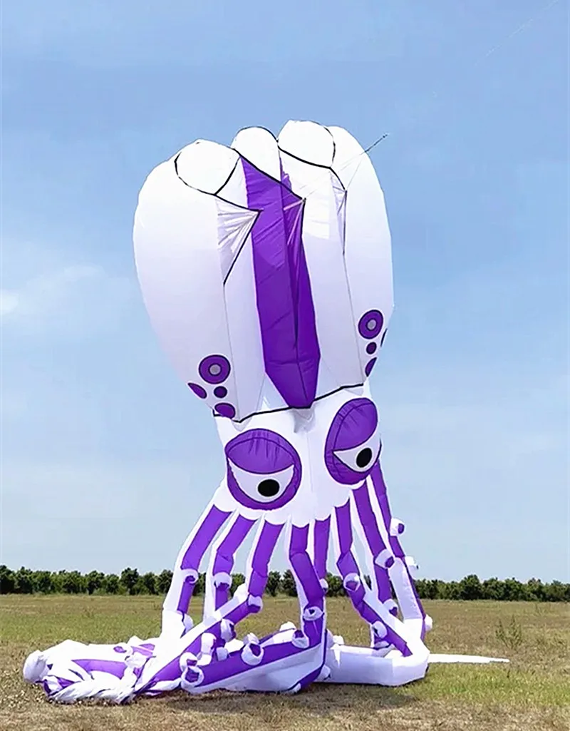 New large octopus kite inflatable kite flying cometas profesionales drachen wind outdoor toys juegos gigantes para exterior fun 5
