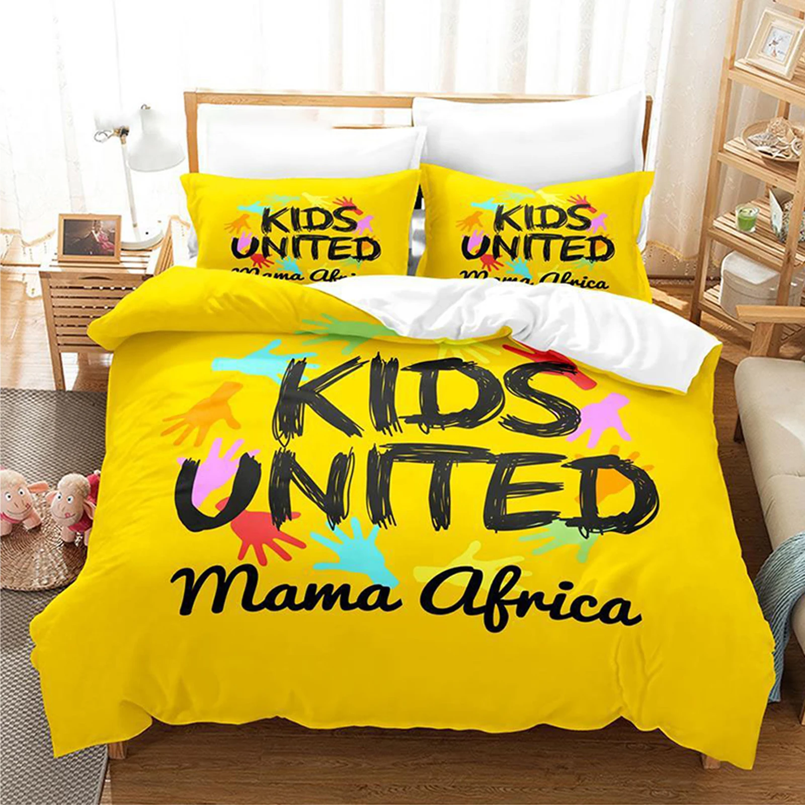 

3D Printed Now United Bedding Set Duvet Cover Bedroom Comforter Covers Single Twin King Size Quilt Cover Home Textile 2/3PCS