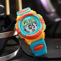 Montre de Sport étanche pour enfants, numérique LED, montre électronique de luxe pour enfants, garçons et filles, cadeaux 4