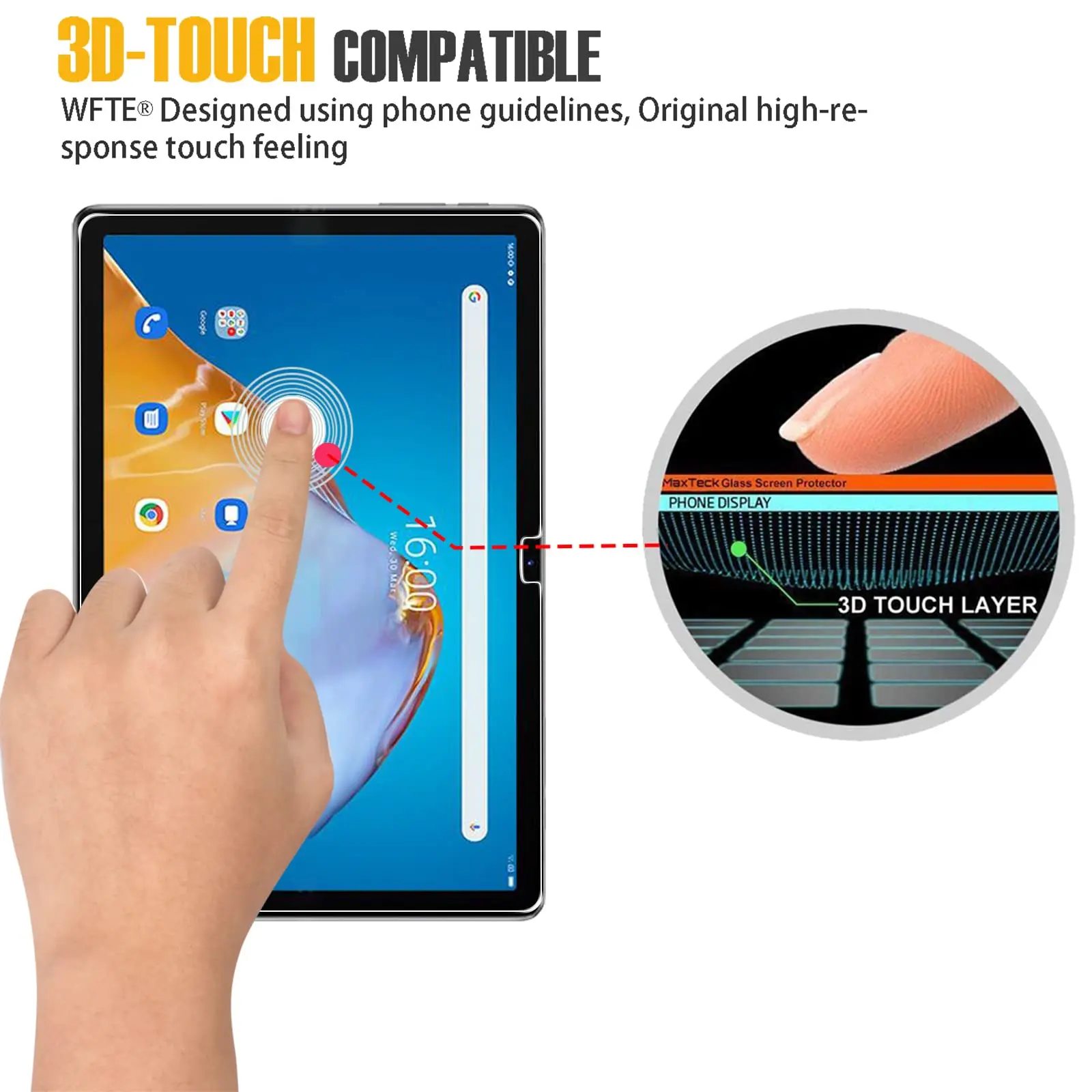Screen Protector for Blackview Tab 5 Tablet Protective Film Tempered Glass for Blackview Tab 5 8.0 inch 3