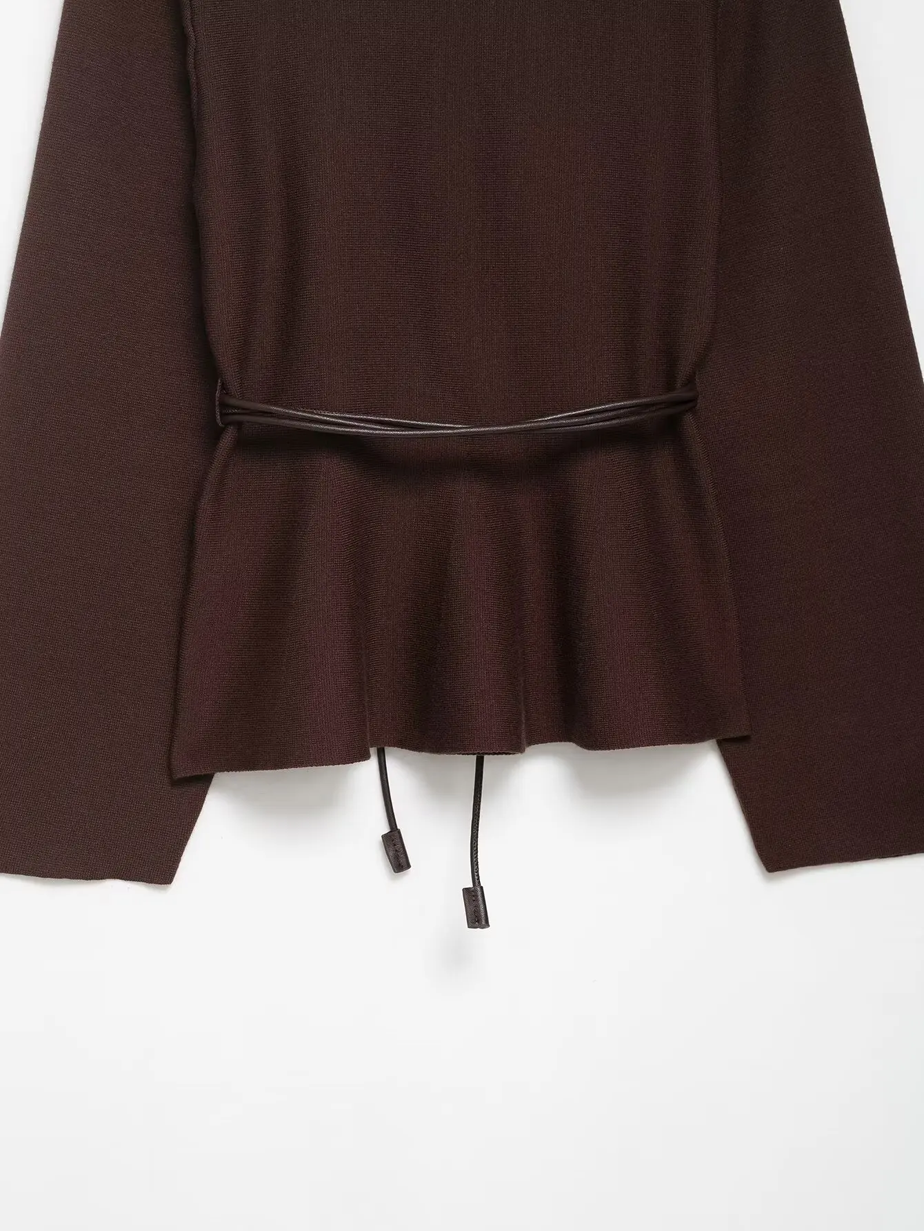 Women's Knitted Cardigans Fashion Brown Sweater Autumn Winter New Vintage V-Neck Long Sleeves Female Elegance Chic Lady Tops