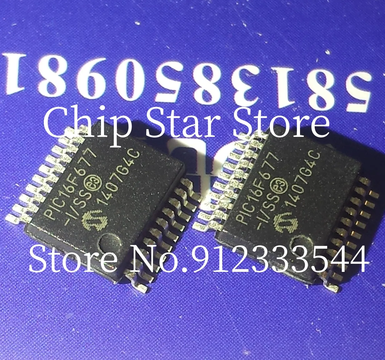 5-100pcs PIC16F677-I/SS PIC16F677 SSOP20 8 Bit Microcontrollers MCU 100 ...