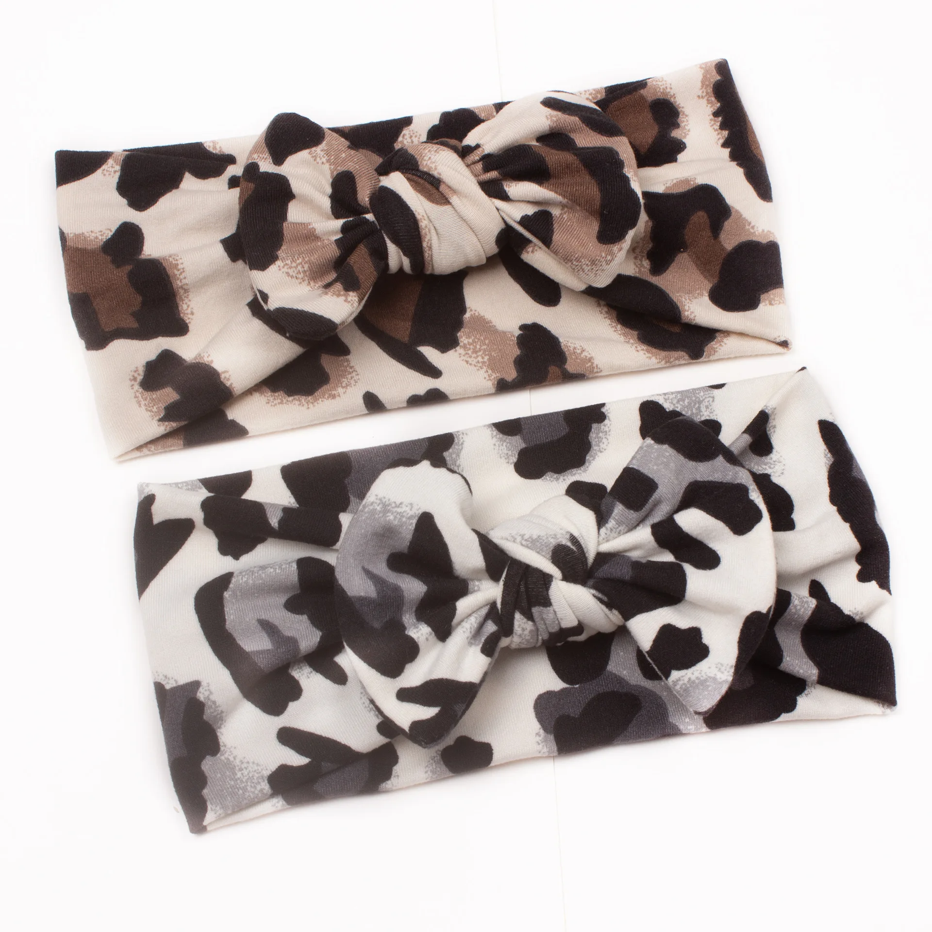 Leopard Baby Bow Headband 3