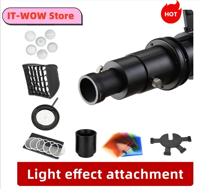 Godox S30 Accessori Per La Fotografia Lente Di Proiezione Con Faretto A Luce Di Riempimento (Sa-P,Sa-01,Sa-02,Sa-03,Sa-04,Sa-06,Sa-08)