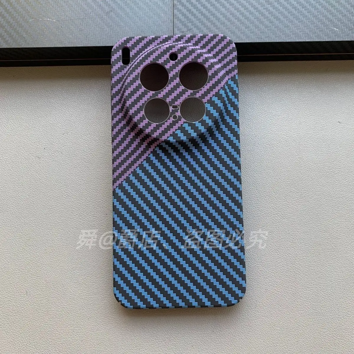 Carbon Fibre Slim Protective Back Cover Case