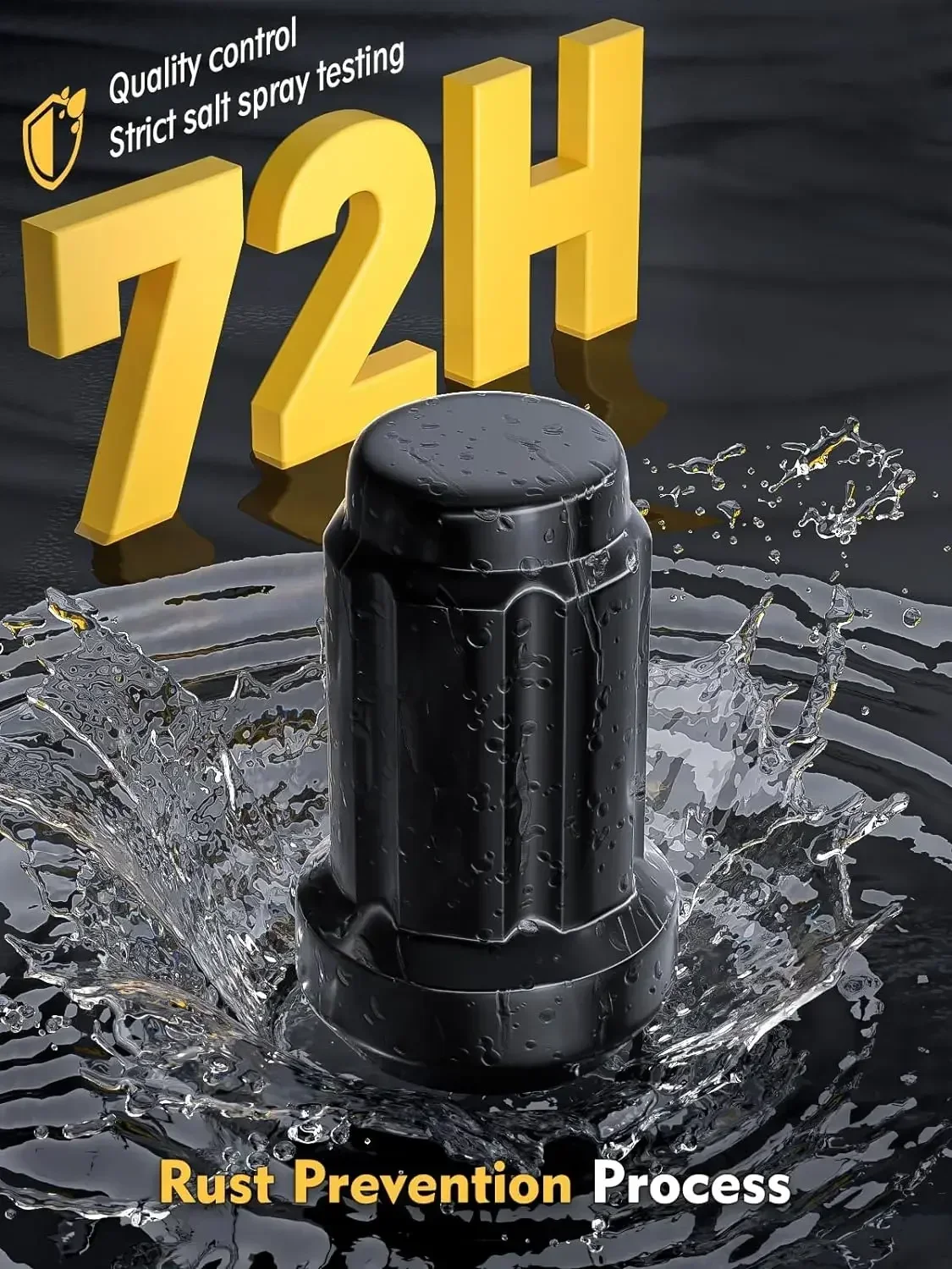 24pcs M12x1.5 Lug Nuts-Replacement for 1984-2013 Toyota 4Runner, 1995-2013 Tacoma, 2000-2006 Tundra Aftermarket Wheel