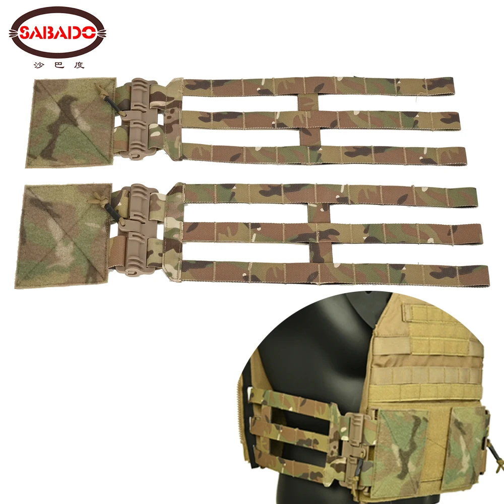 Tactical Skeletal Cummerbund Quick Release Buckle Set Kit 3 Band For