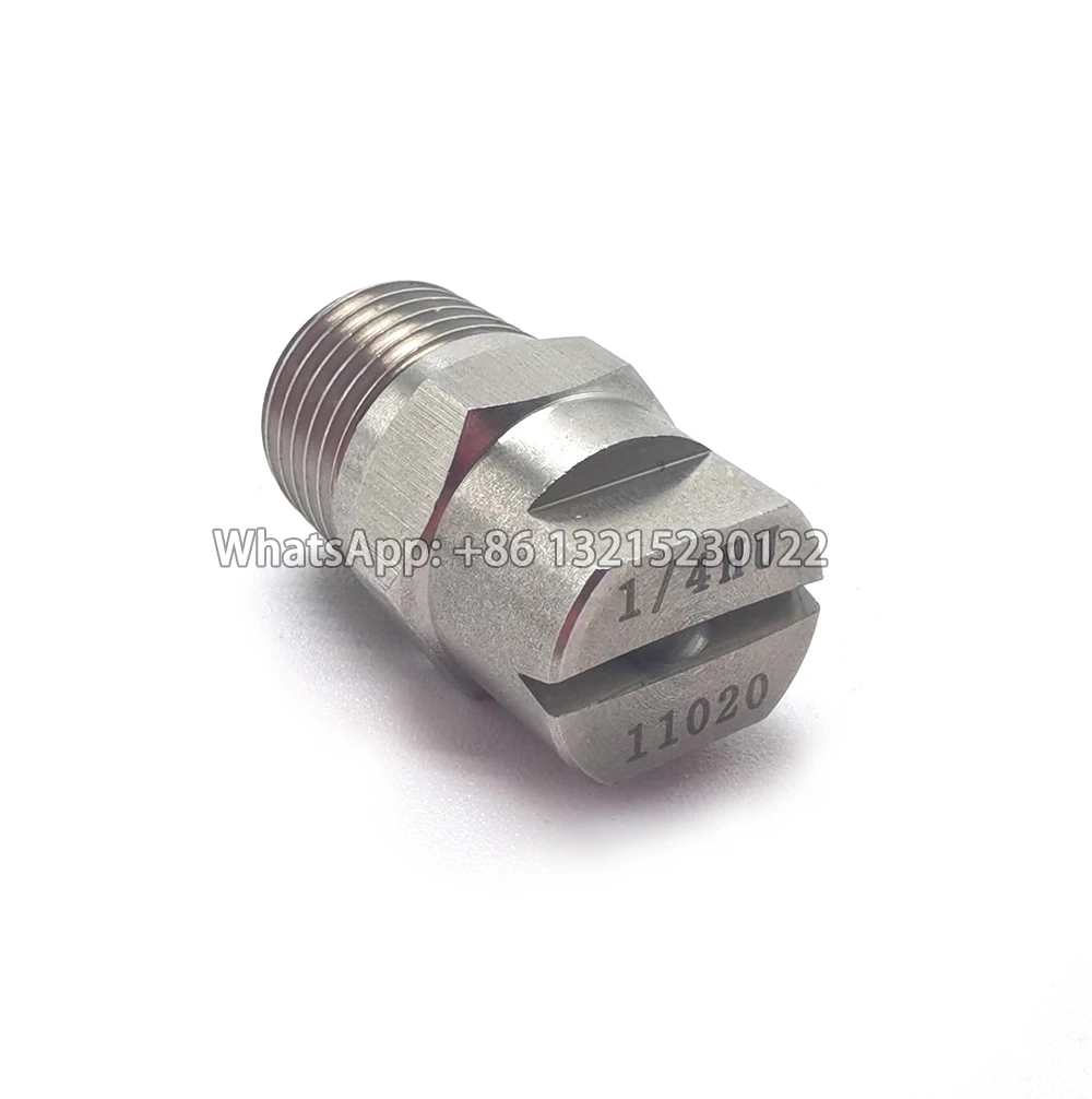 1/8&ldquo; 1/4" HVV/HU SS304 Flat Fan Spray Nozzle, Industrial / Factory Cleaning, Dust Removal Nozzle Washing, 1501 1510 2502 2530
