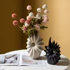 CAPIRON Ceramic Conch Vase for Pampas Grass Dried Flower Container Decorative Centerpiece Tabletop Home Living Room Nordic Decor 1