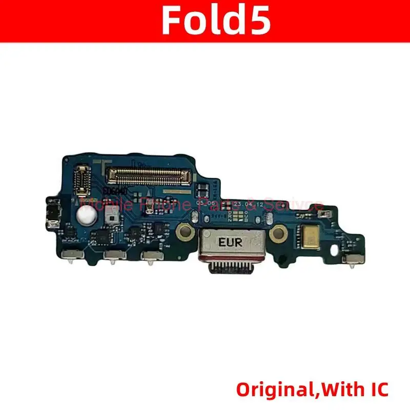 

Original Fast Charging Board For Samsung Galaxy Z Fold5 USB Charging Charger Port Dock Connector Flex Cable Fold 5 Parts