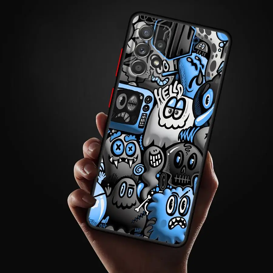Graffiti Black Phone Case Cover