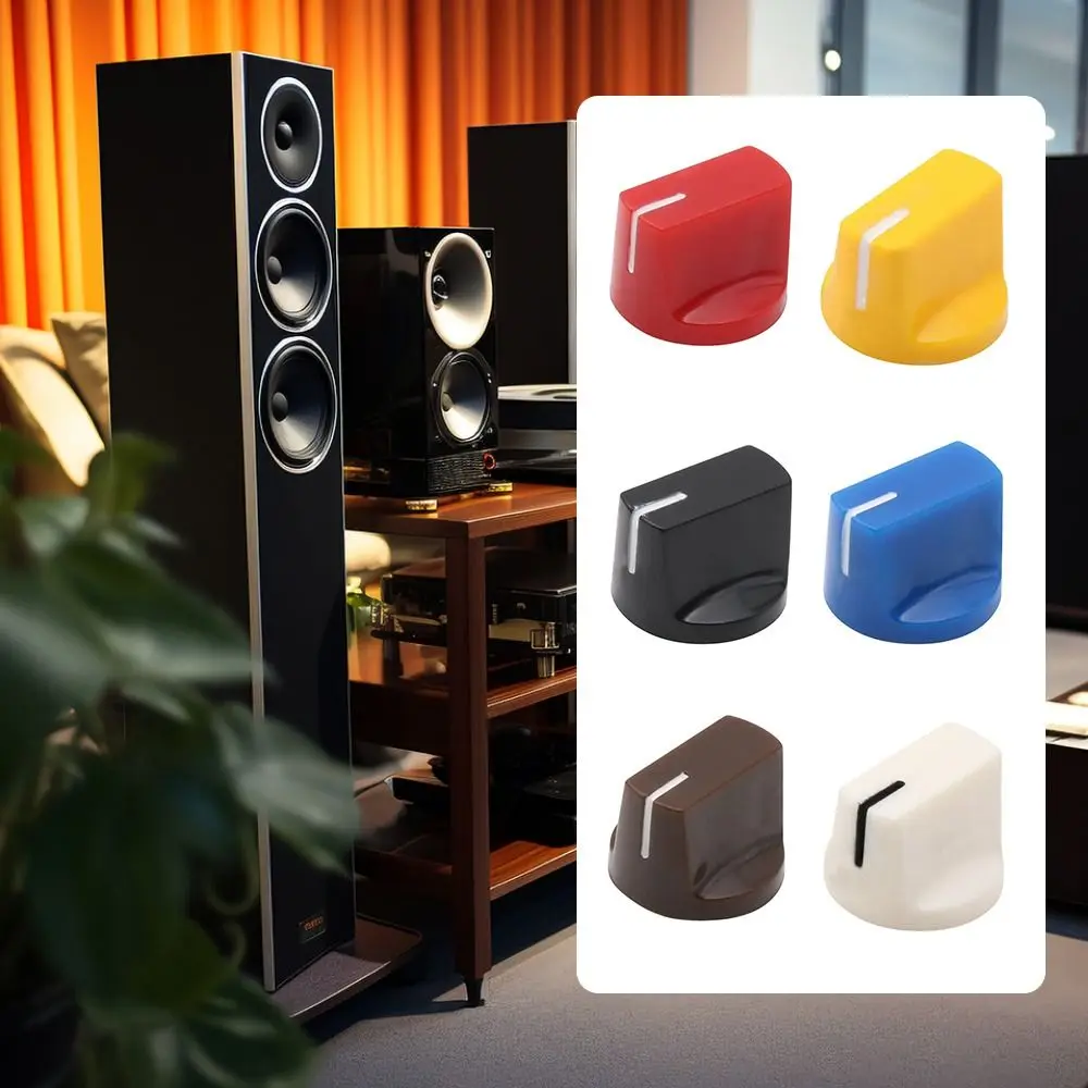 Guitar Accessories Flet Head Guitar Pedal Knob Multi Color Amplifier Speaker Tone Knob Cap Switch Knob Pointer Knob