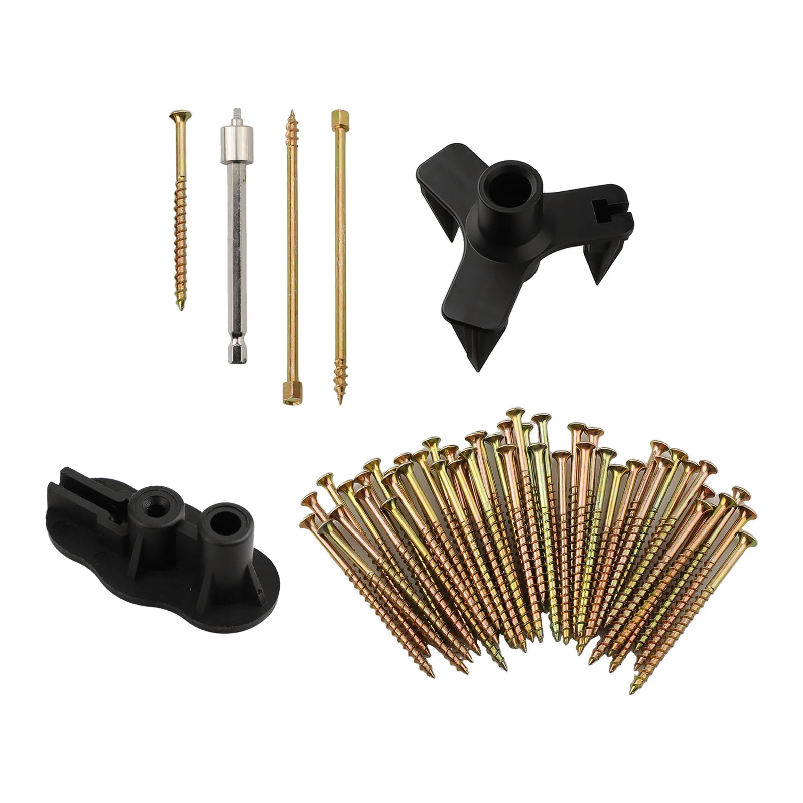 1set Floor Rattle Repair Kit Eliminate Squeaky Noise Specialty Scored Screws 2 Joist Detection Tools For Most Wood Floors Ground