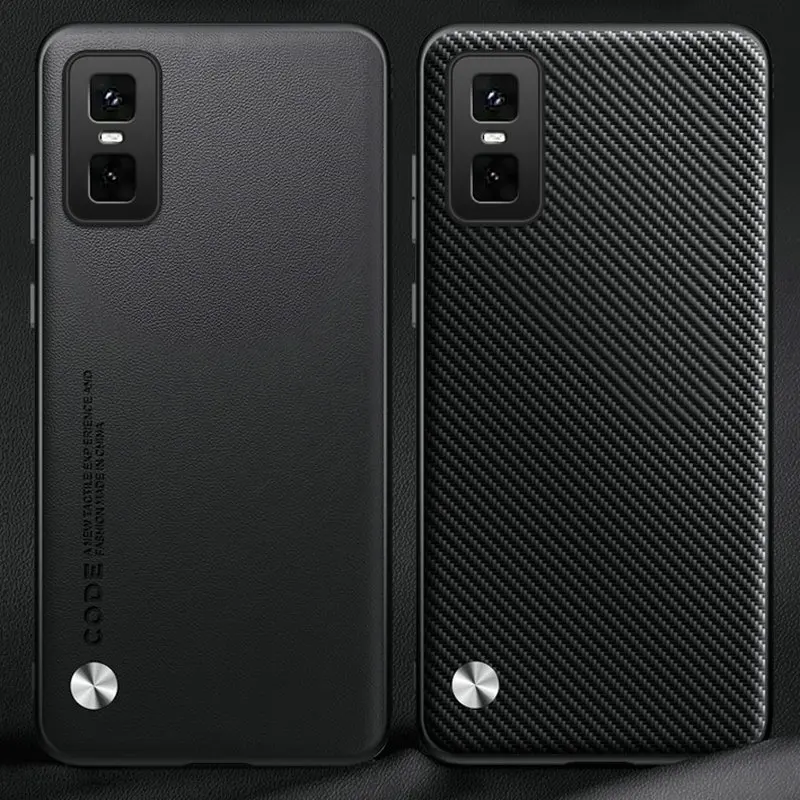 Carbon Fiber PU Leather Skin Cover, Hard TPU PC Case