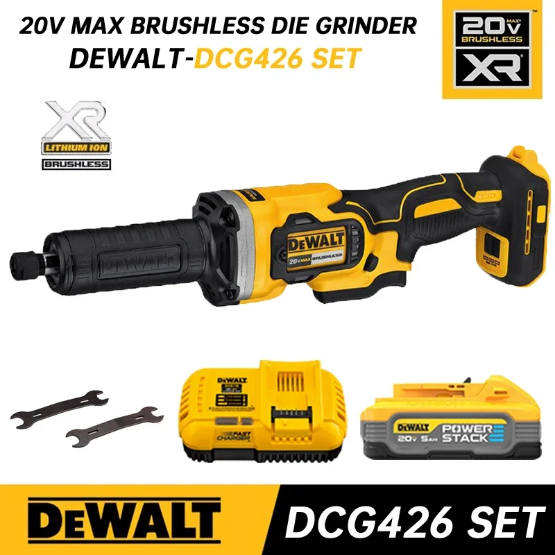 

DEWALT DCG426 Die Grinder Straight Grinding With 20V Lithium Battery Brushless Cordless Variable Speed Polishing Machine