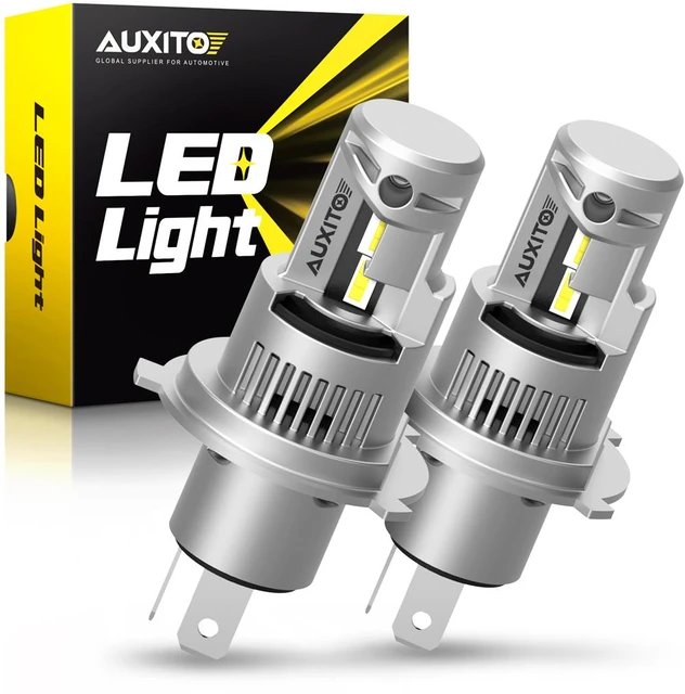 2Pcs AUXITO Canbus 9005 Slim Led Headlight Bulb No Error 6500K White HB3 H8  H9 H11 9006 HB4 9012 80W for BMW Audi VW Discovery 2