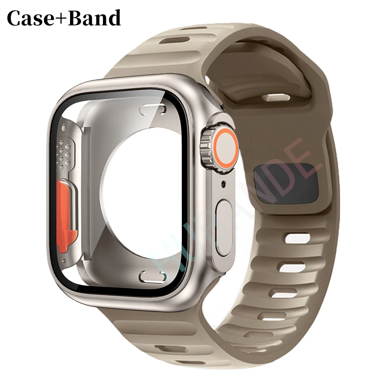Ultra Silicone Strap and Protective Case with Screen Guard