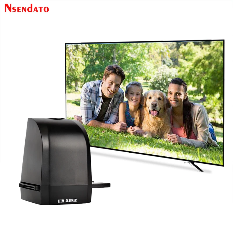 35mm 135mm Portable Film digital Scanner 8MP Color Photo Scanner Convert Save Film Negatives & Slides Directly on Your Computer