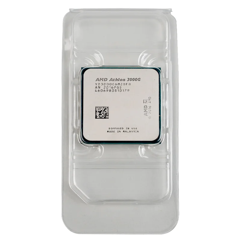 AMD-Processador de CPU Quad-Thread, Usado, Athlon, 3000G, X2-3000G, 3,5 GHz, Dual-Core, Soquete AM4, YD3000C6M2OFH Used CPUs