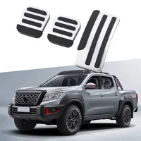Couvre-pédales pour Nissan Navara NP300 Frontier Terra, accessoires de voiture, gaz, carburant, frein, pas de propositions, 1997-2022, plaquettes 1