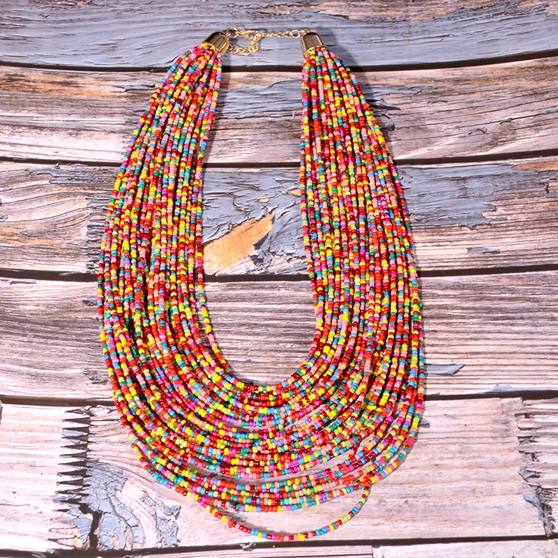 【U LAN】23FW★ [LAN ARCHIVE] 008 Double-mold beads necklace 1008] Double-Mold Beads Necklace - LAN ARCHIVE | 60% - Asian