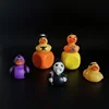6/12/24Pcs Halloween Series Duck Cartoon Characters Shape Duck Water Toy Gift For Children Festivals Party Decorations 6