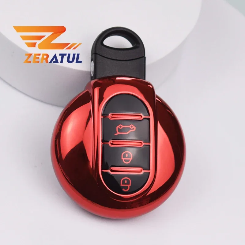 Smart Key Soft Tpu Car Key Case Full Cover Auto Shell Fob Holder Per Mini Cooper 3Rd Gen F55 F56 F57 F54 Gen2 F60 Countryman