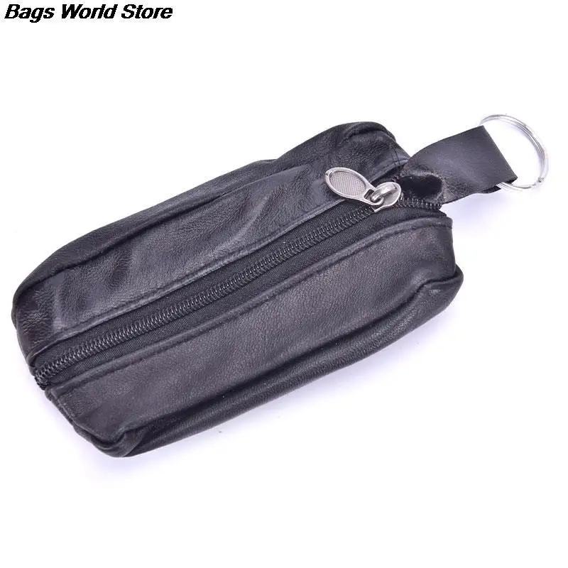 Coin Purse Mini Zipper Soft Purses Key Bags Unisex Gift Money Pocket Thin Wallets Ring Pouch Small Change Bag 1x