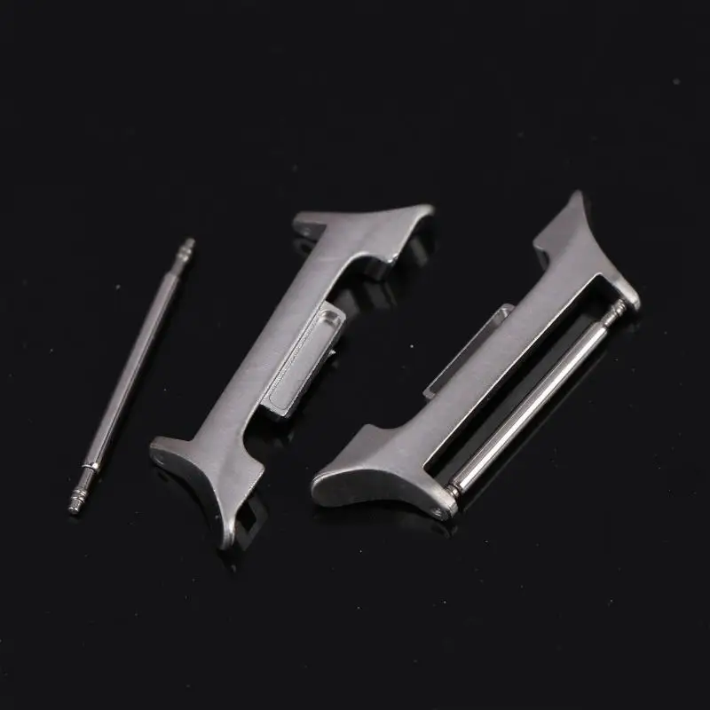 Stainless Steel Watchband Connector Adapters - 1 Pair