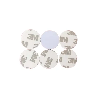 5Pcs EM4305 T5577 125Khz Rewritable RFID Keyfobs Round Token Tag Blank Card Coin Unstandard Mini Key Writable Badge Fob Sticker 1