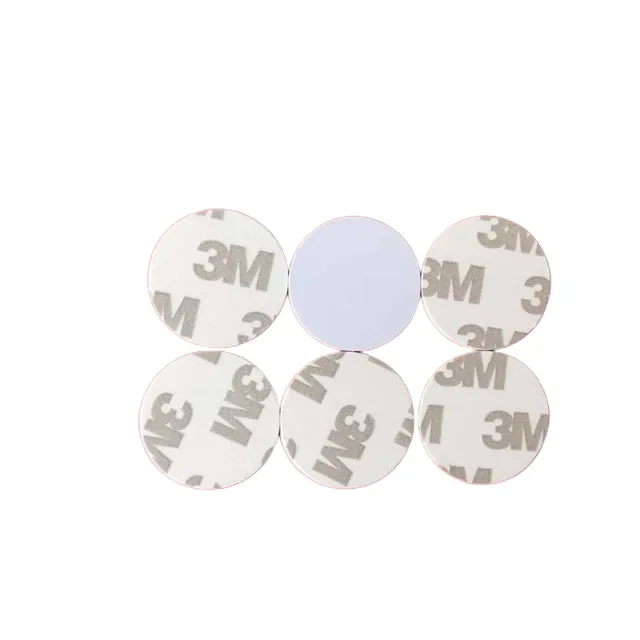 5Pcs EM4305 T5577 125Khz Rewritable RFID Keyfobs Round Token Tag Blank Card Coin Unstandard Mini Key Writable Badge Fob Sticker 1