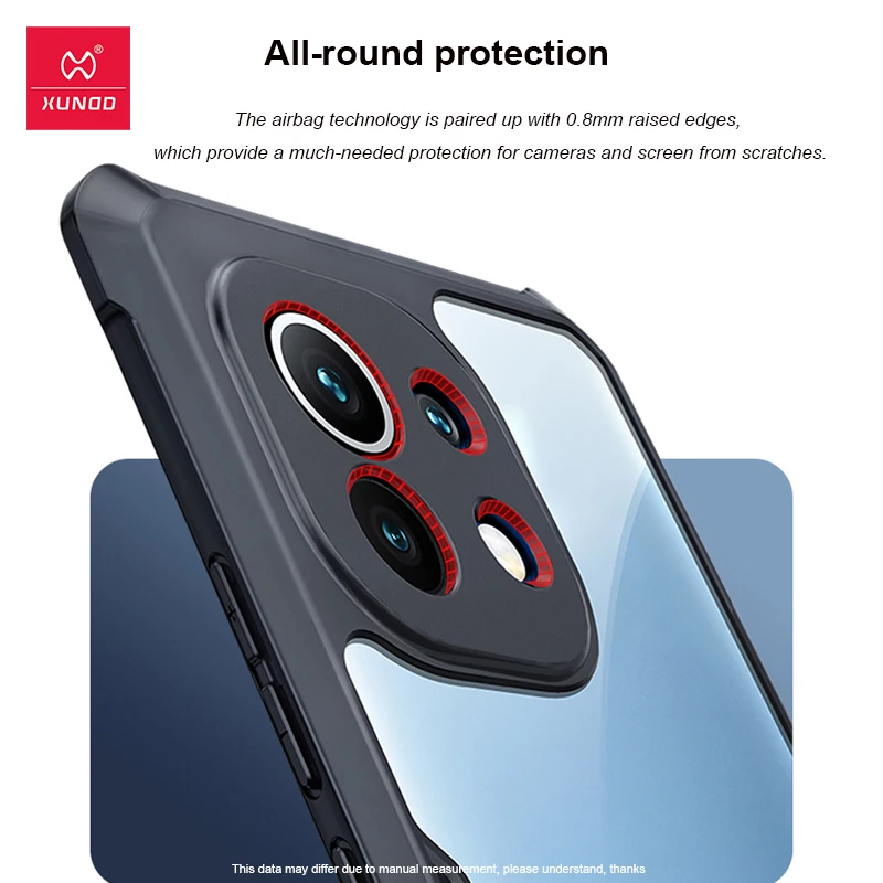 Xundd Phone Case For Xiaomi 13 Ultra 13 Pro Airbags Shockproof Shell Lens  Protect Frosted Transparent Back Cover For Xiaomi 13 - Mobile Phone Cases &  Covers - AliExpress