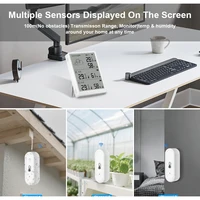 Tuya WiFi Weather Station Smart Thermohygrometer Kit WiFi Gateway&Outdoor IP65 Waterproof 433mhz Thermohygrometer with App Alert - Image 4
