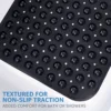 non-slip bathtub mat shower mat  with drain holes and suction cups machine washable household bathroom shower carpet bathroom 3