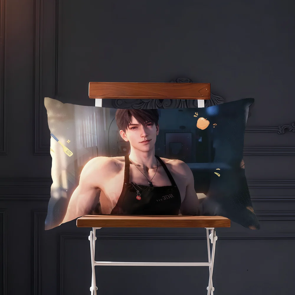 Caleb apron love and deepspace 쿠션 커버 직사각형 베개 커버 홈 소파 거실 기숙사 침대 옆 호가르 베개 커버 선물