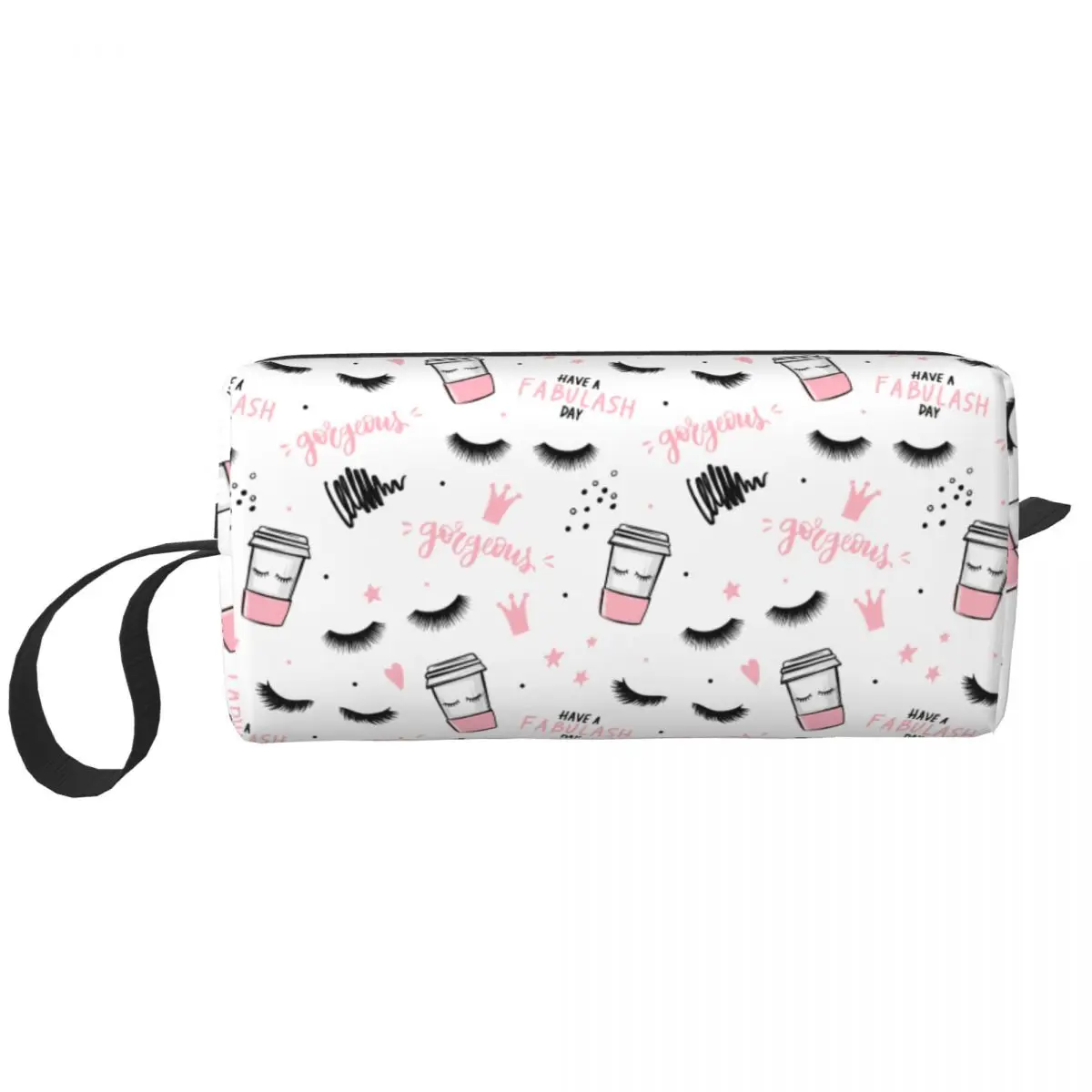 

Eyelash Eye Lashes Cosmetic Bag Women Makeup Bags Travel Water Resistant Toiletry Bag Organizer Merch