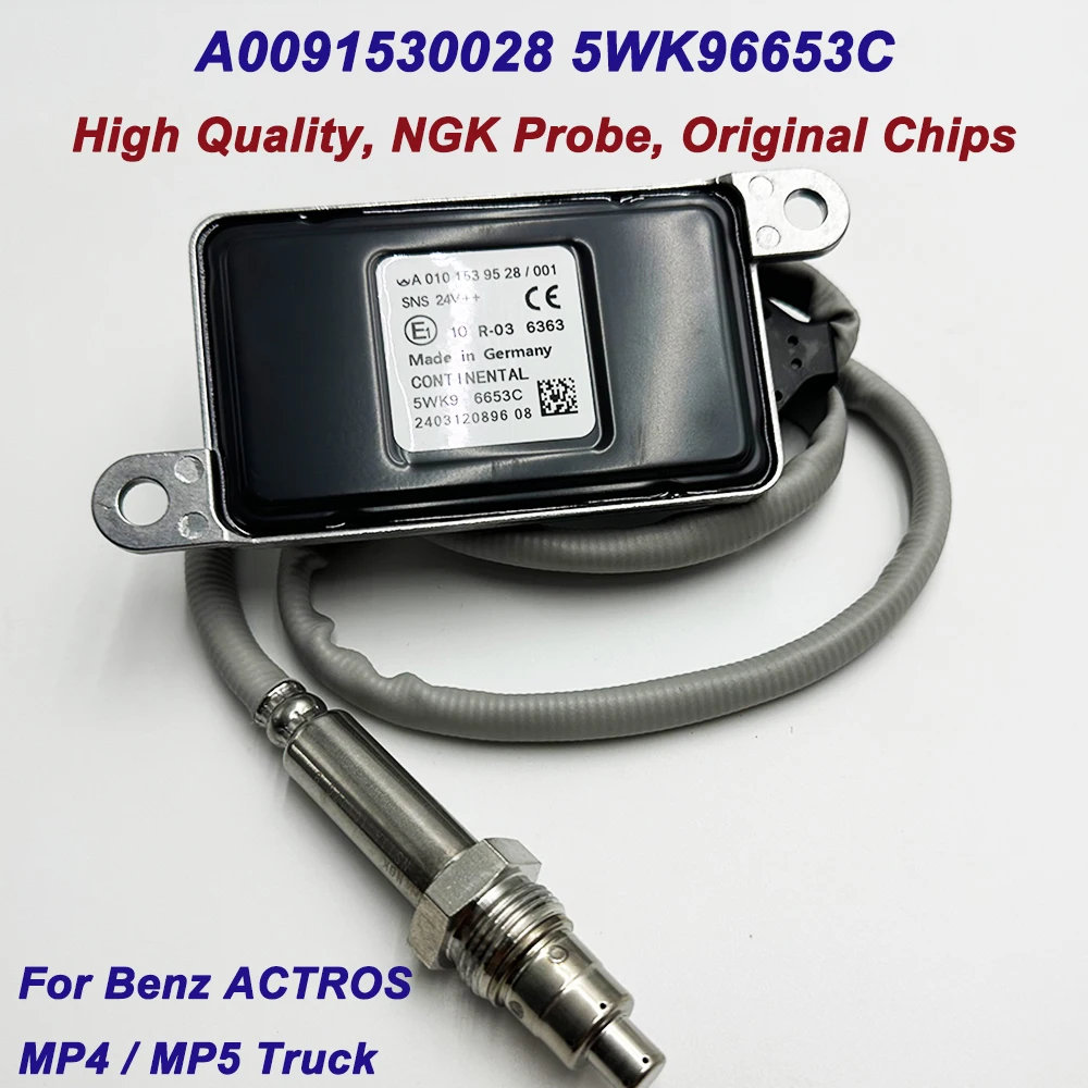 

A0101539528 5WK96653C High Quality Chips for NGK Probe NOX Sensor For Mercedes-Benz Actros MP4 EURO6 Truck A0091530028 5WK96653B