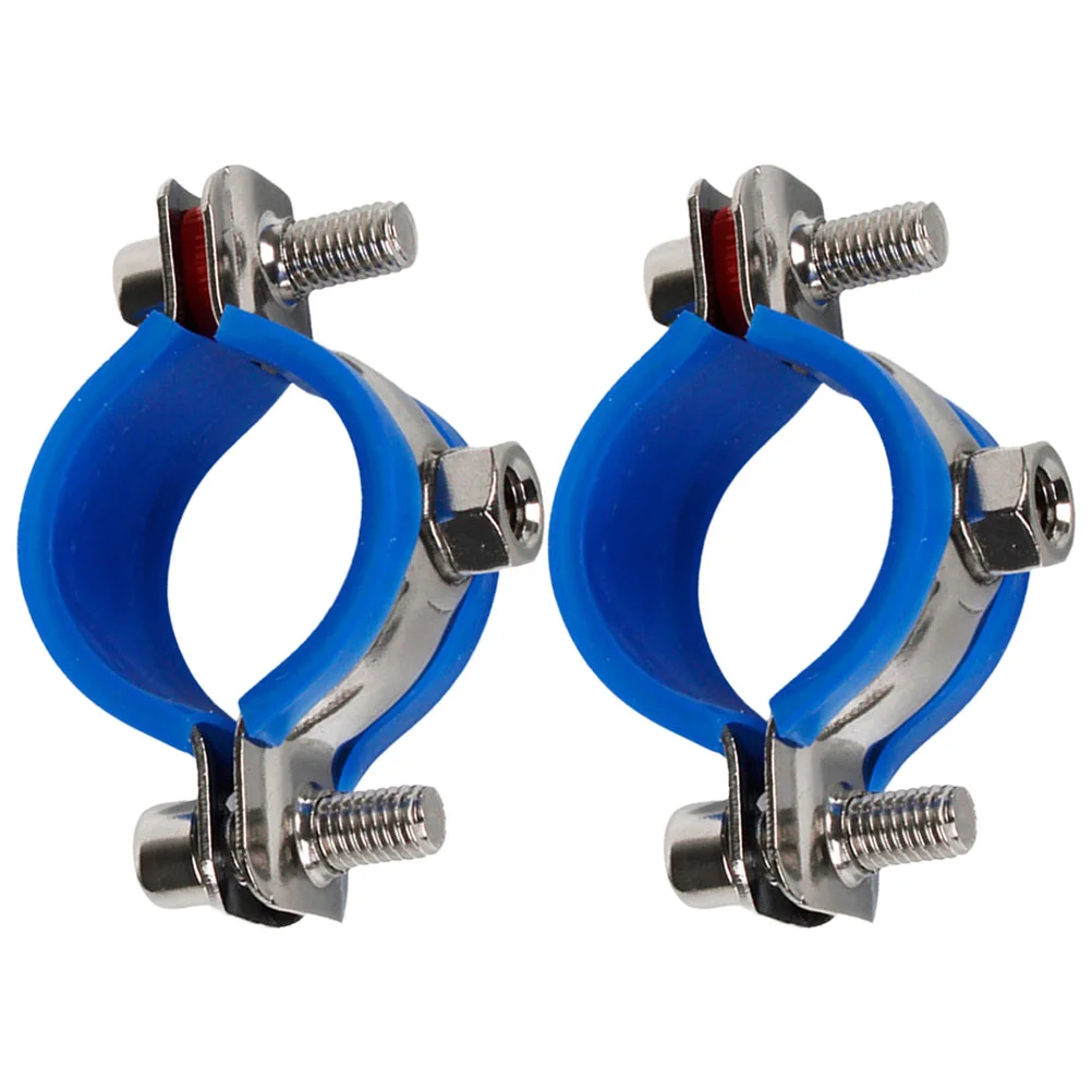 2 Pcs Pipe Clamp Office Chair Saver Tool Replacement Clamps Sinking Repair Kit Stop Stopper Practical gaming chair tuner